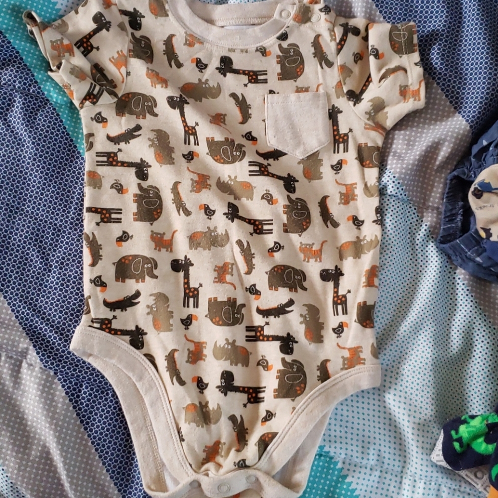 Onesies and shorts